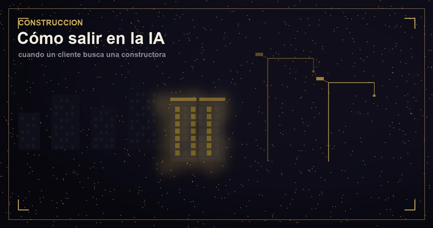 Cómo hacer que mi empresa de construcción salga en la IA
